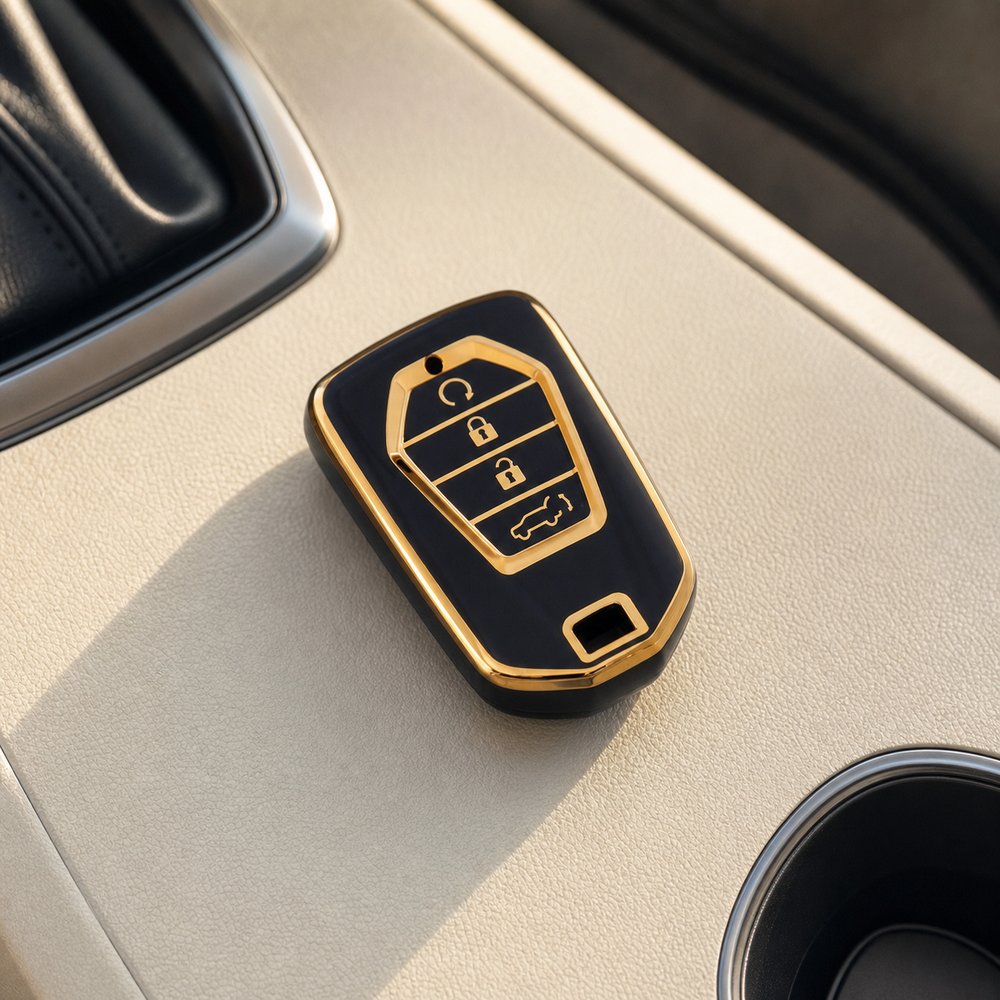 ISUZU Type D key cover in a lifestyle setting