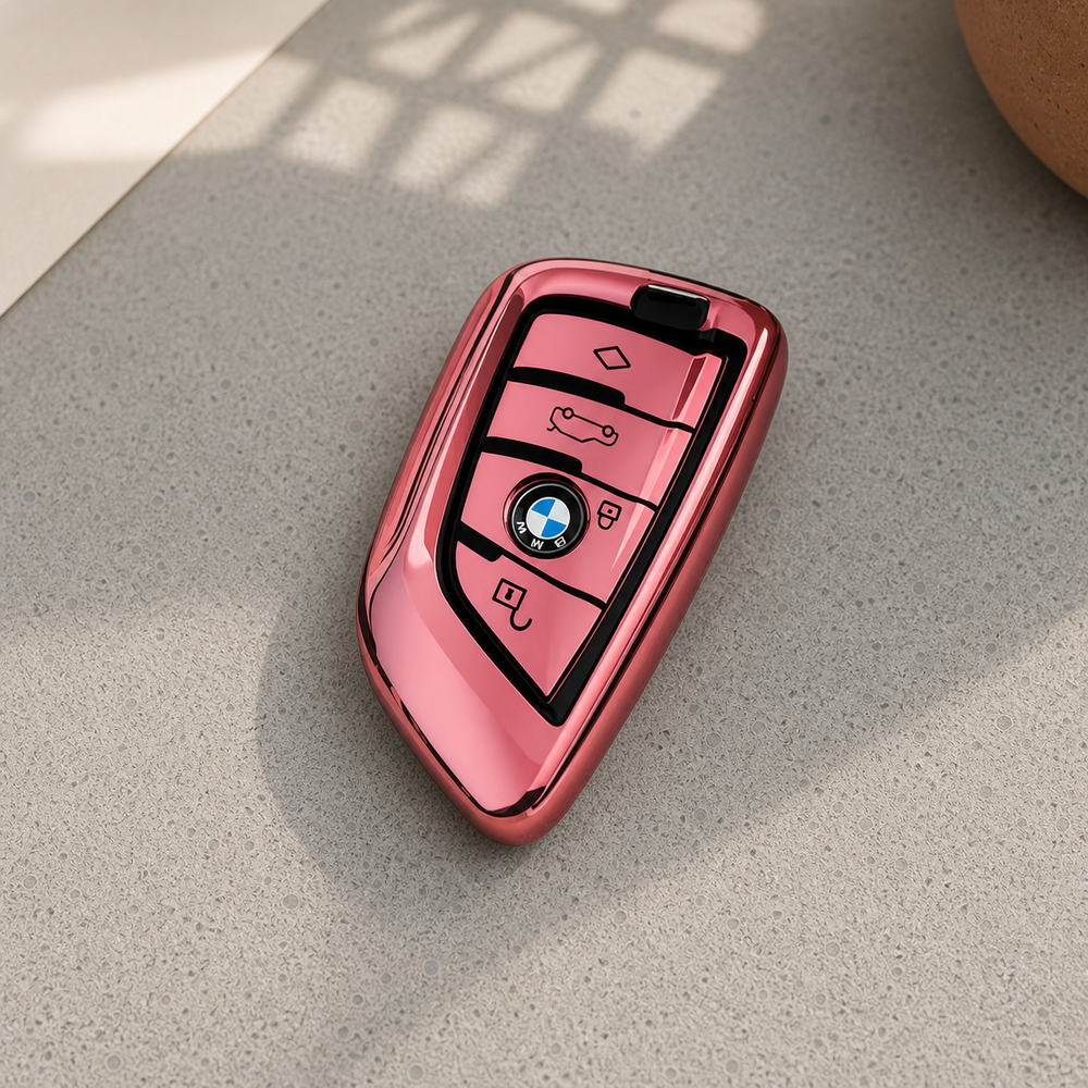 BMW Type D key cover in a lifestyle setting
