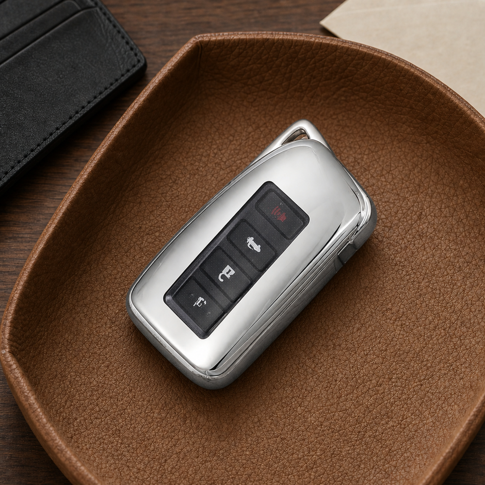 Lexus Type B key cover in a lifestyle setting
