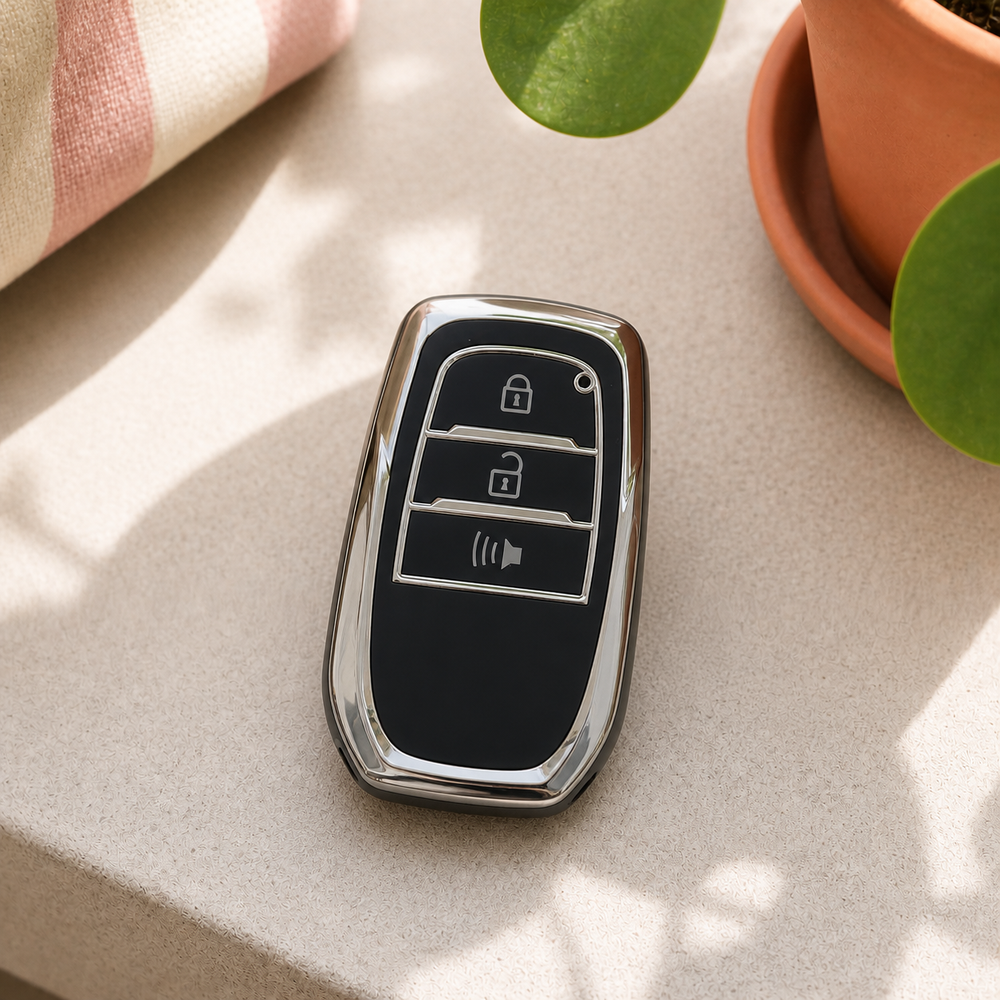 Toyota Type H key cover in a lifestyle setting