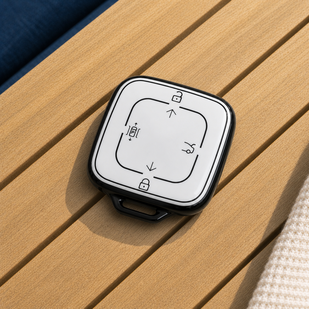Zeekr Type A key cover in a lifestyle setting