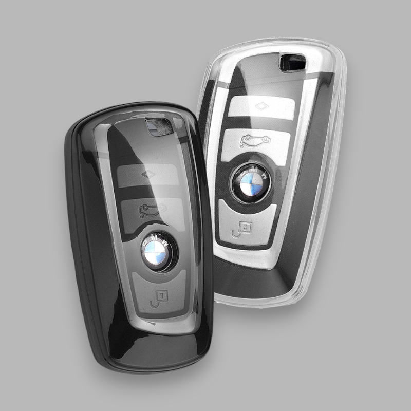 BMW key cover - Transparent Design | key fob case for X1, X2, X3, X5, 2 series, 3 series, 5 series