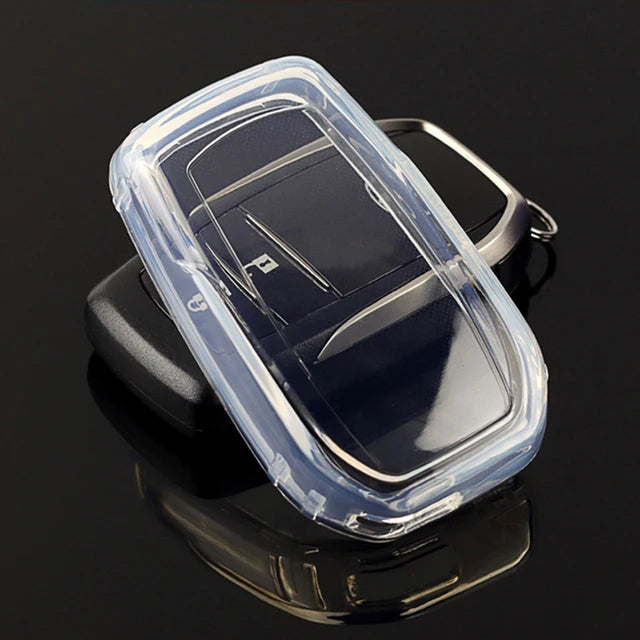 Toyota Key Cover - Transparent | Hilux, Land Cruiser, Kluger, Corolla, Camry, Yaris Key fob cover