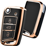 Volkswagen/Skoda/Audi key cover | Key fob cover for VW Golf, Passat, T-Roc, Polo, Tiguan, Touareg.