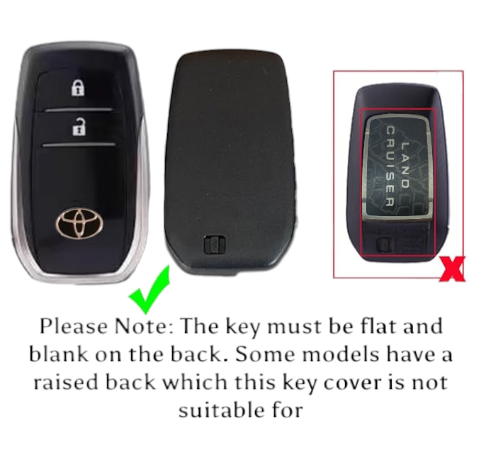 Toyota key cover | Hilux, Prado, Land Cruiser, Yaris Cross key fob cover | Toyota Accessories