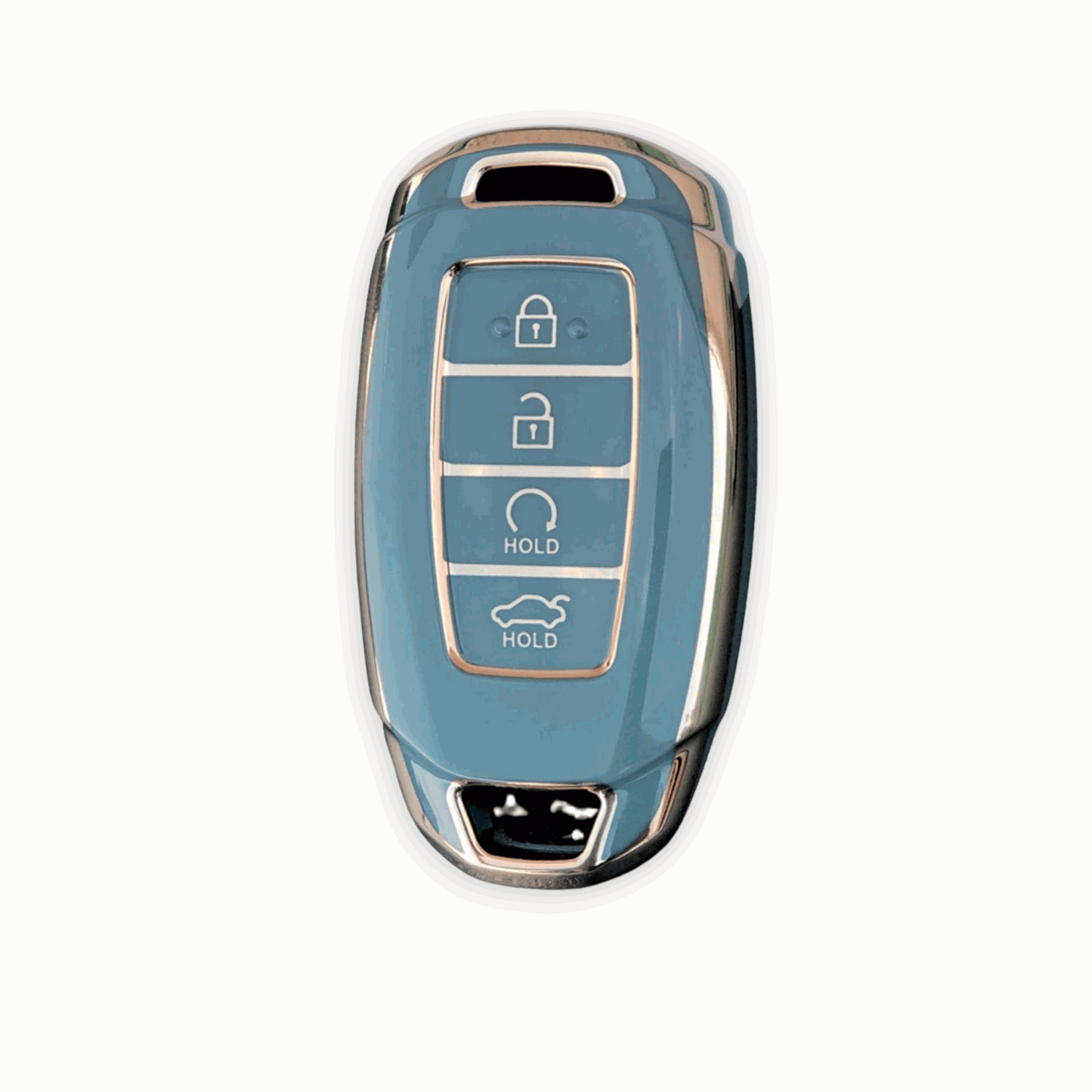 Hyundai key cover - 4 button | i30, Elantra, Tucson, Kona | Car key protector cover case
