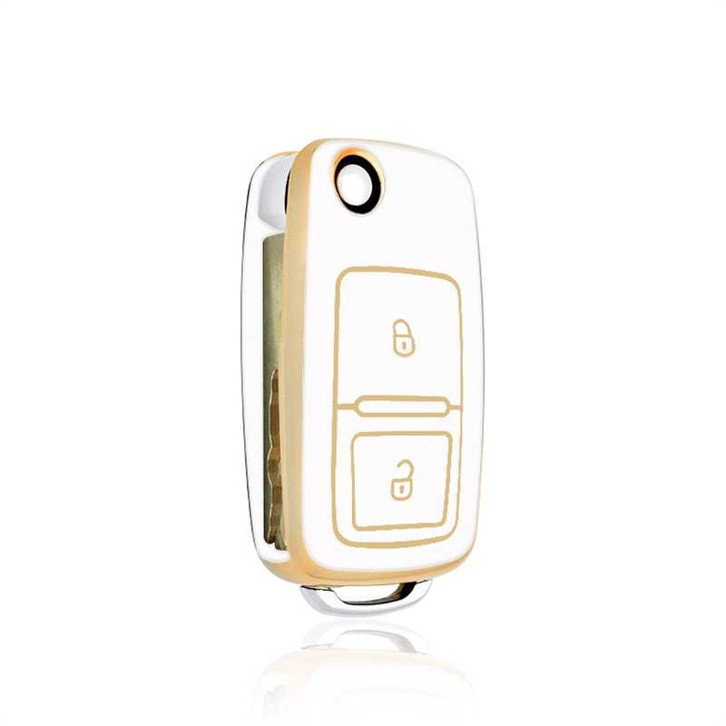 Volkswagen key cover (2005-12)| Key fob cover for VW Golf, Amarok, Passat, Polo, Tiguan, Touareg.
