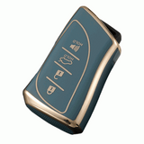 Lexus Car Key Cover (2019+) 4 button | IS200, IS250, IS300, IS350, ES300, RC200T, RC300, RC350, LX570, NX200, NX300, RX350, RX450 key fob cover blue
