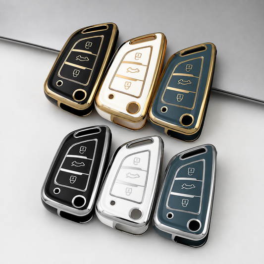 Aftermarket Flip Key - 3 button | Fits replacement key shape