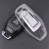 Audi key cover - transparent design | Fits multiple models | Audi key fob case