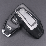 Audi key cover - transparent design | Fits multiple models | Audi key fob case