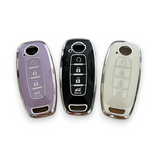 Nissan Key Cover 2022+ | 4 button | Qashqai, X-Trail, Navara, Patrol key fob cover | Nissan Accessories