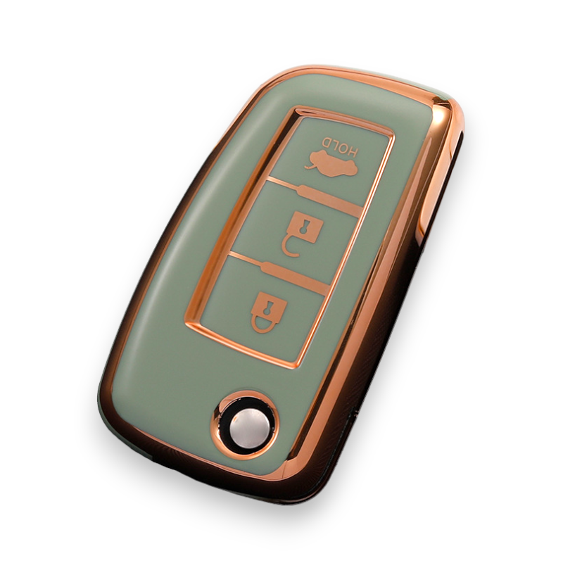 Nissan Car Key Cover - 3 button Flip key | Navara, Juke, X-Trail key fob cover | Nissan Accessories