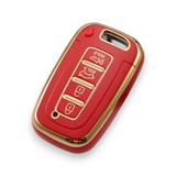 Hyundai key cover - 4 button | ix35, ix45, tucson, Veloster, i30, accent, | Hyundai Accessories - Keysleeves