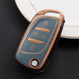 Aftermarket Flip Key - 3 button | Fits replacement key shape