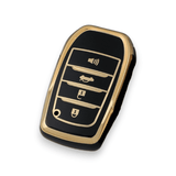 Toyota key cover - 4 Button | RAV4, Corolla, Hilux, Prado, Land Cruiser key fob cover | Toyota Accessories