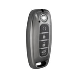Nissan Key Cover - Metallic | 4 button | Qashqai, X-Trail, Navara, Patrol key fob cover | Nissan Accessories (Copy)