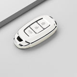 Hyundai key cover - silver trim | i30, tucson, Kona venue Car key accessories | key fob cover