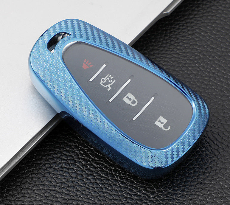 Holden and Chevrolet Key Cover (Fits all button variations) Carbon Fibre Pattern | 2017+ | Equinox, Acadia etc | key fob cover accessory