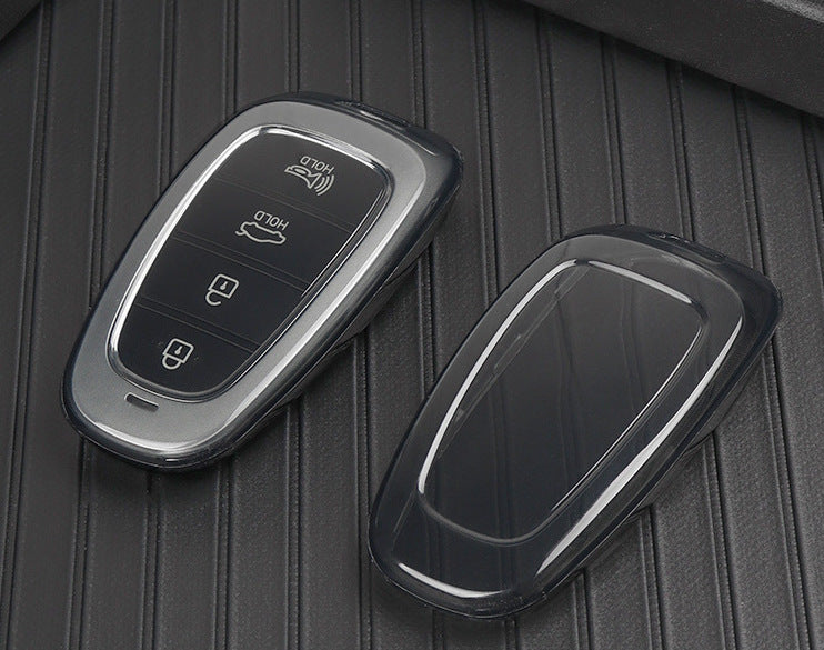 Hyundai key cover - Transparent | Santa Fe Highlander, Tucson, Palisade Car key accessories