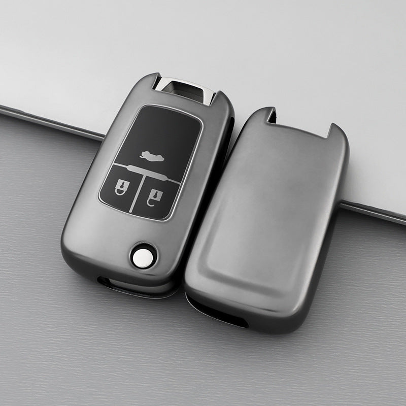 Holden Key Cover - 3 and 4 button Metallic Flip key | Trailblazer, Colorado, Commodore, Barina, Cruze |key fob cover accessory