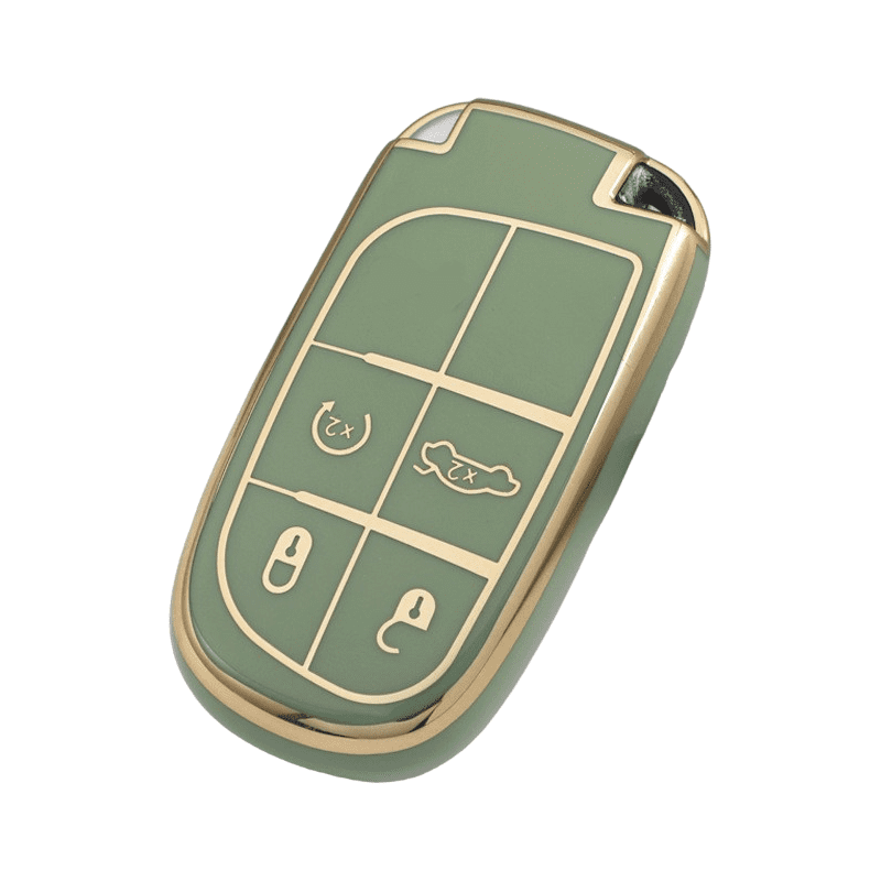 Jeep key cover 4 button (2013+) | Grand Cherokee, Renegade, Wrangler, Compass, Gladiator, Patriot key fob cover