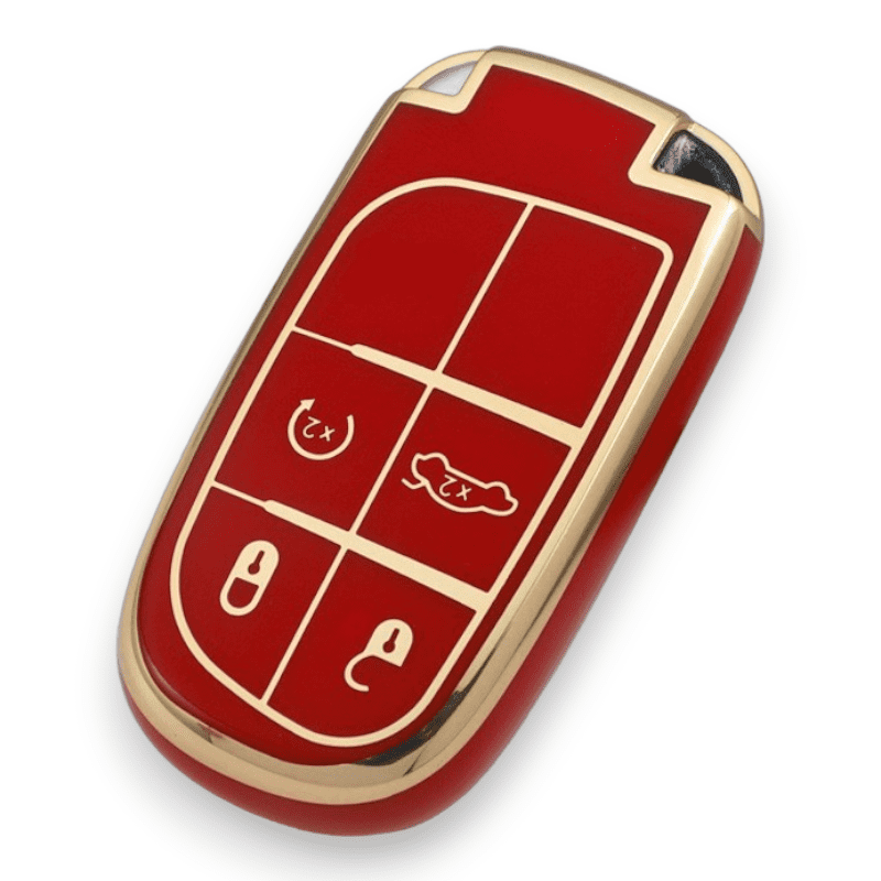 Jeep key cover 4 button (2013+) | Grand Cherokee, Renegade, Wrangler, Compass, Gladiator, Patriot key fob cover