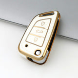 Aftermarket Flip Key - 3 button | Fits replacement key shape