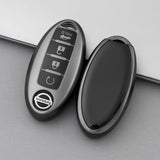 Nissan Car Key Cover - 4 button | Metallic Finish | Qashqai, Pathfinder, X-Trail, Patrol key fob cover | Nissan Accessories