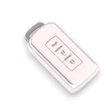 Mitsubishi key cover - 3 button Silver trim | Outlander, ASX, Lancer, Triton, Pajero key fob cover
