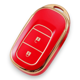 Honda Key Cover (2022+) | Civic, Accord, CR-V, HR-V car key cover 2 button red