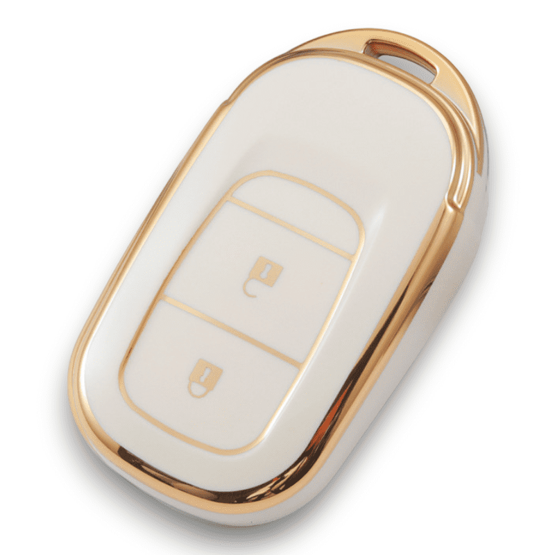 Honda Key Cover (2022+) | Civic, Accord, CR-V, HR-V car key cover 2 button white