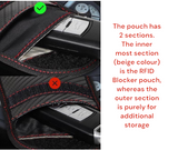 Premium RFID blocker pouch for Car Key | Anti-Theft Key Sleeve with Faraday Technology | Anti-Hacking, Signal Blocking