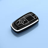 Ford Key Cover - Silver Trim | 3 button | Mustang, Ranger, Escape, Everest etc | Keysleeves key fob covers