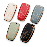 Ford Key Cover for Mustang, Ranger, Escape, Everest etc | 3 button | Keysleeves key fob covers