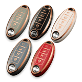 Nissan Car Key Cover (4 button Alarm)| Qashqai, Pathfinder, X-Trail key fob cover | Nissan Accessories