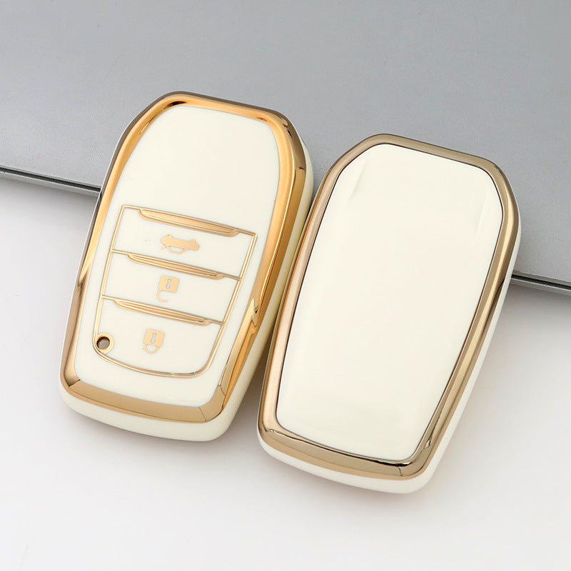 Toyota key cover - 3 button | RAV4, Corolla, Camry, Prado, Land Cruiser key fob cover | Toyota Accessories