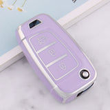 Hyundai key cover - Flip key silver trim | i30, venue, kona Car key cover | Hyundai accessories