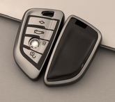 BMW key cover - Metallic Finish | key fob case for X1, X2, X3, X5, 2 series, 3 series, 5 series