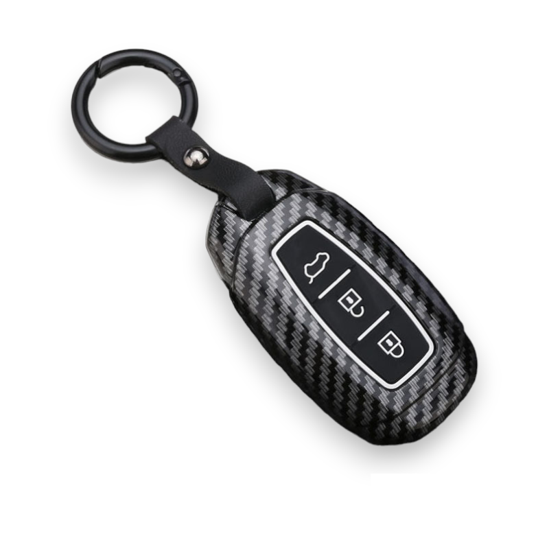 Hyundai key cover Carbon Fibre Design - i30, tucson, kona, Santa Fe