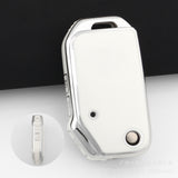 Kia key cover - flip key | Silver trim | Cerato, Optima, Sorento, Seltos, Sportage (2018+) Car key Cover