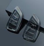 BMW key cover - Transparent Design | key fob case for X1, X2, X3, X5, 2 series, 3 series, 5 series