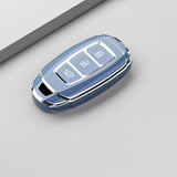 Hyundai key cover - silver trim | i30, tucson, Kona venue Car key accessories | key fob cover