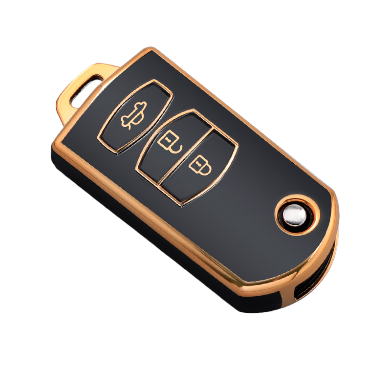 Mazda Flip key cover | Mazda 2, 3, 6, CX-3, CX-5, RX8, MX-5 (3-button) car key fob cover