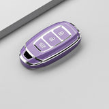 Hyundai key cover - silver trim | i30, tucson, Kona venue Car key accessories | key fob cover