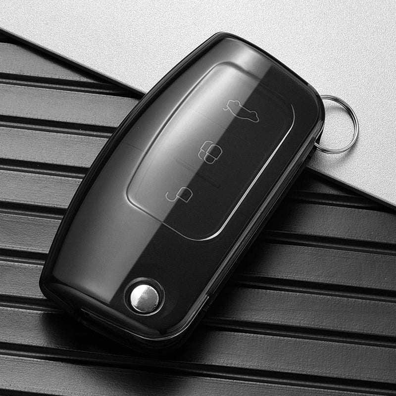 Ford key cover - flip key | Transparent | Falcon, Focus, Territory, Mondeo