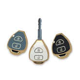 Toyota Key Cover - 2 button keyblade (2000+) | Corolla, Camry, Yaris, RAV4, Aurion Key fob cover. | Toyota Accessories