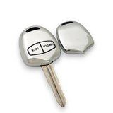 Mitsubishi key cover - Silver | 2 or 3 button | Lancer, Colt, Pajero, Triton, Outlander, ASX | Mitsubishi Accessory