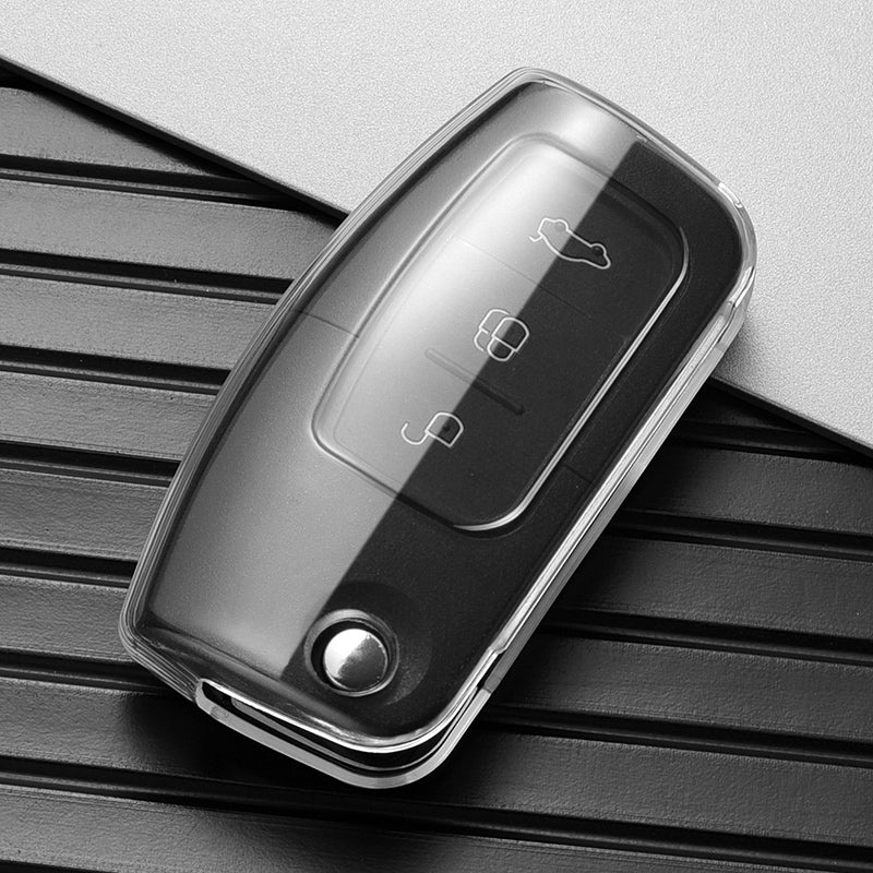 Ford key cover - flip key | Transparent | Falcon, Focus, Territory, Mondeo