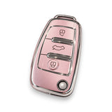 Audi flip key cover - Rose Gold | Car key fob cover protector for multiple Audi models